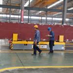 Heavy Duty Rail Trolley 30 Ton Coil Transport Cart