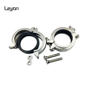 Wholesale 150&quot; 400mm Grooved Ductile Stainless Steel Coupling from china suppliers