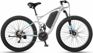 Wholesale 26 Inch Fat Tire E Bike Wide Tires Steel High Carbon Full Suspension Fat Ebike 1000w 48v from china suppliers