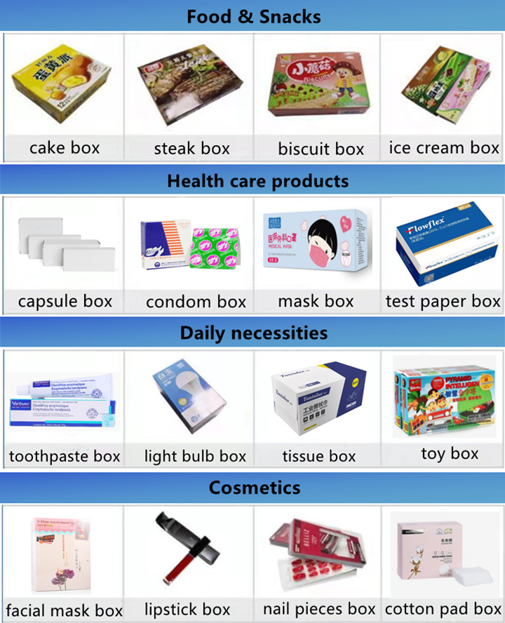 packing boxes Hot selling pouch in bag automatic carton vertical cartoner with low price cardboard box folder gluer