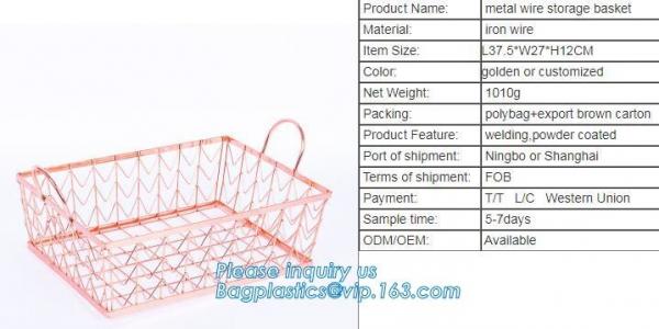 Metal Wire 3 Tier Wall Mounted Kitchen Fruit Produce Bin Rack / Bathroom Towel Baskets/File Organizer Rack, wire functio