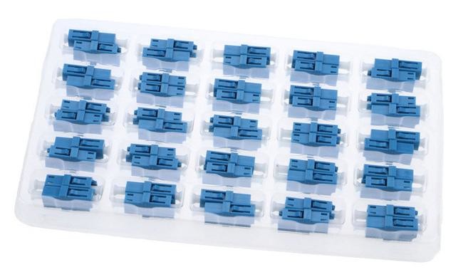 FTTB FTTX Network Fiber LC To LC Type Fiber Optic Connector Blue