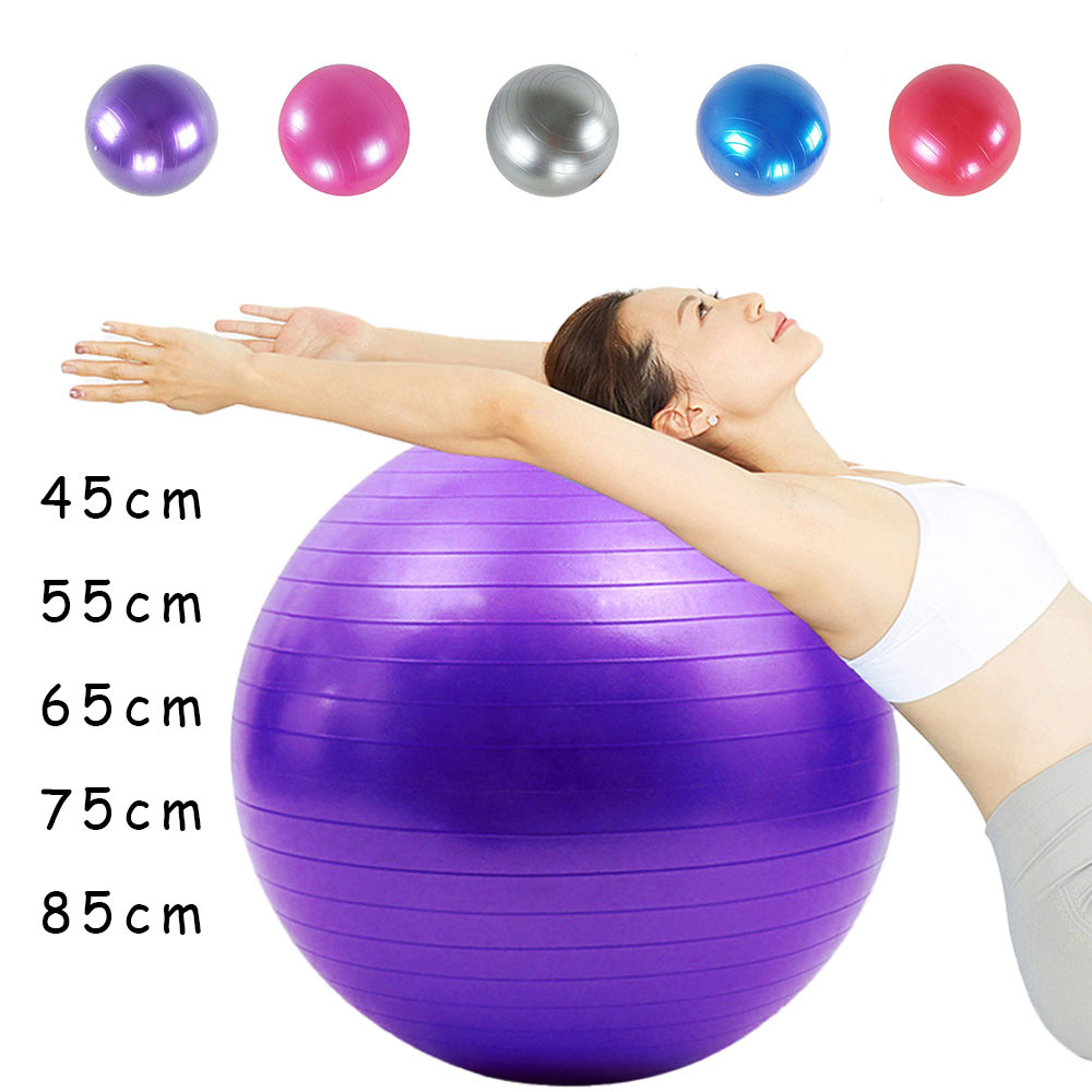 High Flexibility Pilates 65cm Stability Ball Heavy Duty For Gym