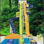 OEM Variable Speed Race Slide, Free Fall Slide, Kids / Adults Fiberglass Water