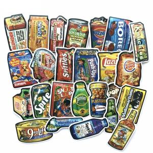 Wholesale Adhesive Printed Luggage PVC Sticker Printing Eco Friendly For Clothing from china suppliers