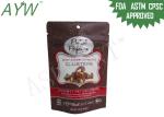 Plastic Food Stand Up k Bags Moisture Resistant , PET Biodegradable Food