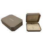 soft Touch PU Khaki Jewelry Packaging Box For Ring Earring Bangle