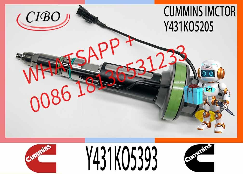 Imported genuine quality F00BL0J019 QSK19 Y431K05420 diesel fuel I injector 4964170 4955524 Y431KO5393