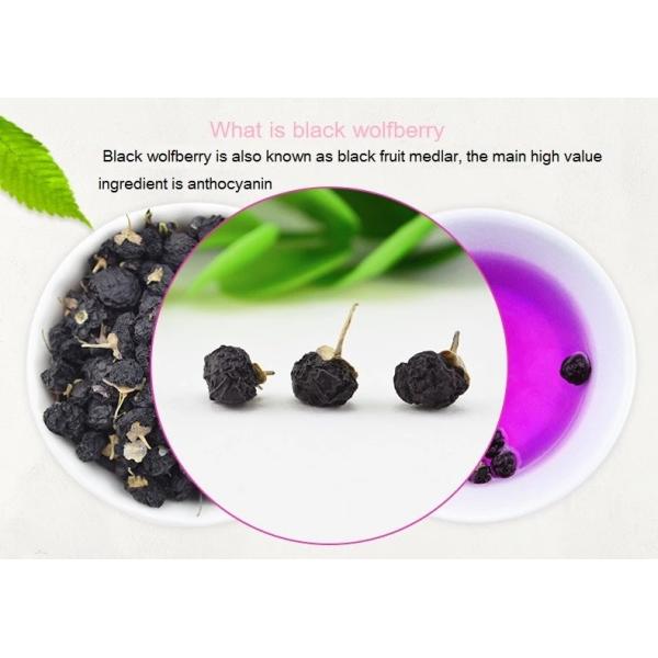 Amorberry Organic Black Goji Berries/Black Lycium Wolfberry Antioxidant Tea