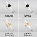 Modern metal tube pipe up down LED wall lamp light sconce Bedroom foyer washroom
