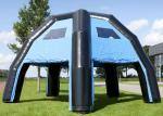 Adverstisment Inflatable Event Tent Commercial Black Blue Waterproof 6.8 X 6.8 X