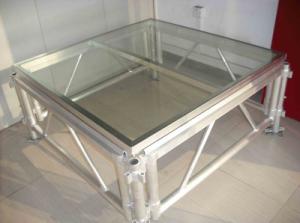 Wholesale Mobile Acrylic Stage Platform / Transparent Square Stage Platform from china suppliers