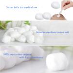 100% Absorbent Medical Cotton Balls Biodegradable Safety white Color