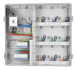 Wholesale 9 gang kwh meter box Plastic transparent cover kwh meter box din rail panel box / board from china suppliers