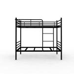 Dorm Double Layer Four Side Fence Steel Bunk Beds For Adult Children