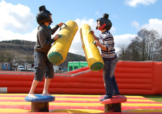 Commercial Inflatable Sports Challenge Game for Amusement Park or Party