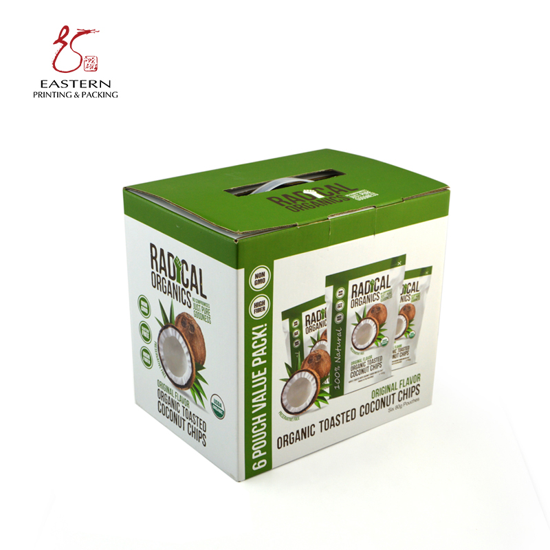Custom Carrying Corrugated Cardboard Shipping Boxes For Food & Beverage Packaging