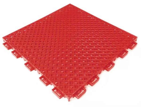 Anti Slip Vinyl Lock Flooring Custom Color Long Service Life For Basketball