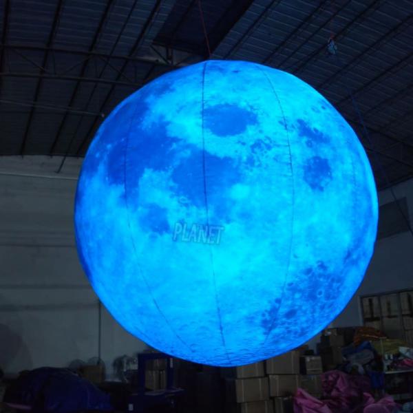 Giant Inflatable Moon Ball Inflatable Moon Planet Balloon For Christmas