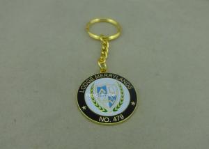 Wholesale Mini Promotional Keychain for School , Customized Antique Silver Baseball Key Rings from china suppliers