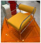 Modern Chair Medieval Minimalist Leisure Chair Stainless Steel Frame