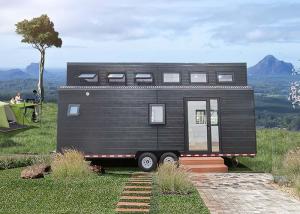 Wholesale Cost Of Ready-Made Steel Frame Prefab Tiny House On Wheels With Trailer from china suppliers