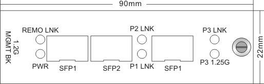 1+1 Fiber Optical Protection Card SFP to SFP Management 1000Base-X