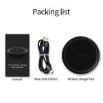 Desktop Dual Silicone cover Qi 15W Wireless Charging Pad