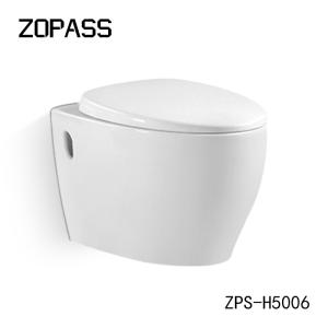 Wholesale White Ceramic 3L 6L Wall Hung Toilet Bowl Self Cleaning Glaze from china suppliers