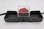 Preserved Flowers In Box Single red rose eternal flower with gift box Valentine