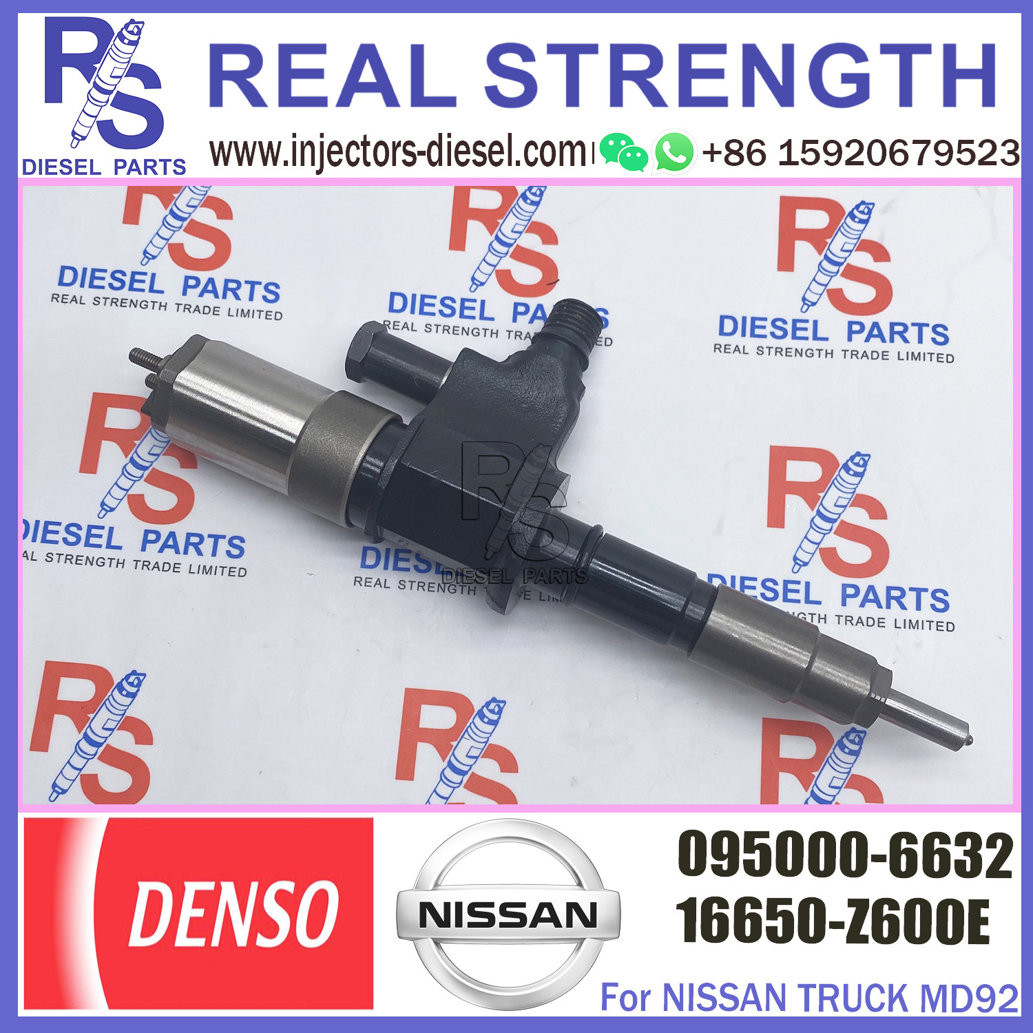 injector 095000-6630 095000-6631 095000-6632 For NISSAN MD90 16650-Z600E
