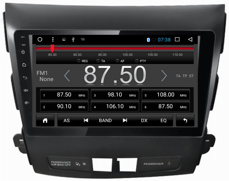 Ouchuangbo car radio gps navigation android 6.0 for Mitsubshi Outlander support bluetooth SWC USB Mirror-Link 1080 video