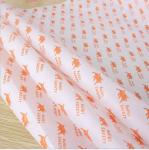 Orange Logo Personalised Printed Tissue Paper Wrap For Flower Wedding Garland
