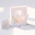 Art paper Personalised Printed Cards Three Dimensional Christmas Greeting Card