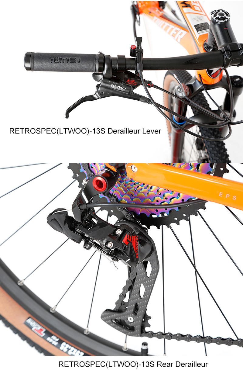 29er Carbon Fiber Trail Bike RAM SX EAGLE 12 Speed Groupset XC