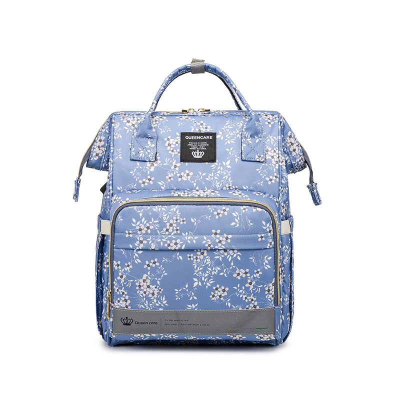 Factory Hot Sell Mommy Outdoor Travel Baby Diaper Bags Large Capacity with Kids Stroller Strap Backpack for Mom Mochila