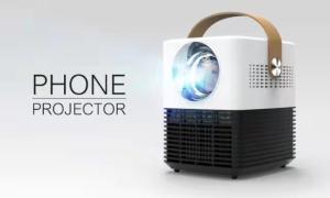 Wholesale WIFI Battery WVGA LED Smart Portable Projector For Home Cine from china suppliers