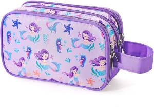 Wholesale Travel Toiletry Bag for Little Young Girls Cosmetic Makeup Waterproof Hanging Wash Bag Toddler Traveling Toiletries from china suppliers