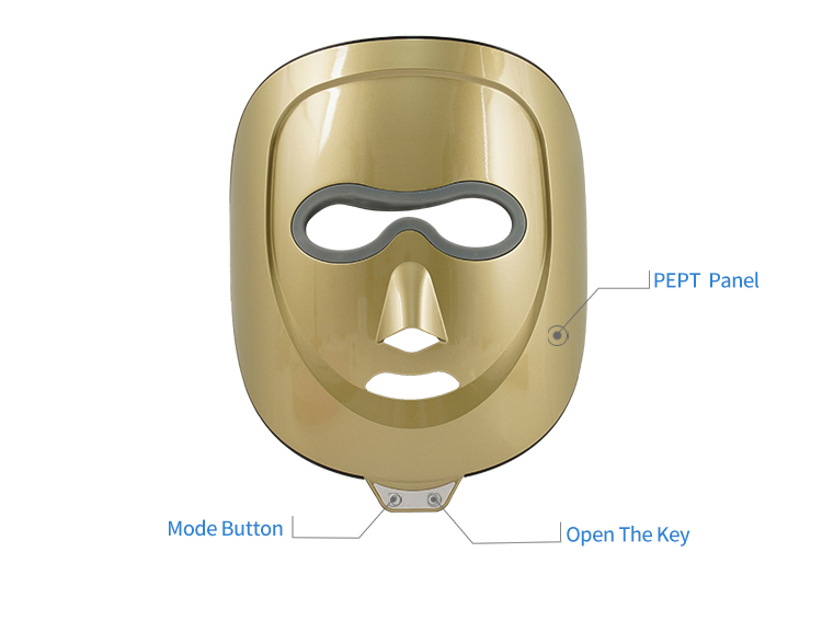 3 Color LED Photon Light Therapy Machine Home Use Face Beauty Mask