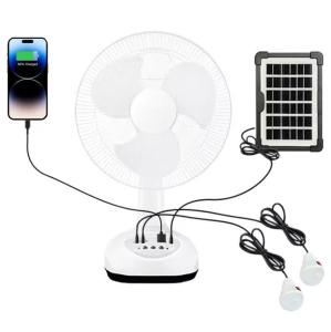 Wholesale 18W Solar Led Fan Electric Solar Battery Charger Fan For Camping from china suppliers
