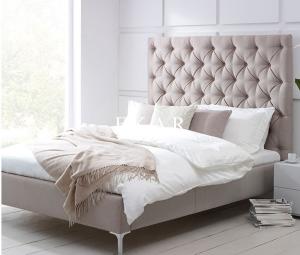 Wholesale Wooden Bed Picture Button Tufted Headboards Bed from china suppliers