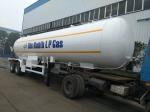 18MT LPG Tanker Truck Trailer Customized 2 Axle Gas Transport Semi Trailer