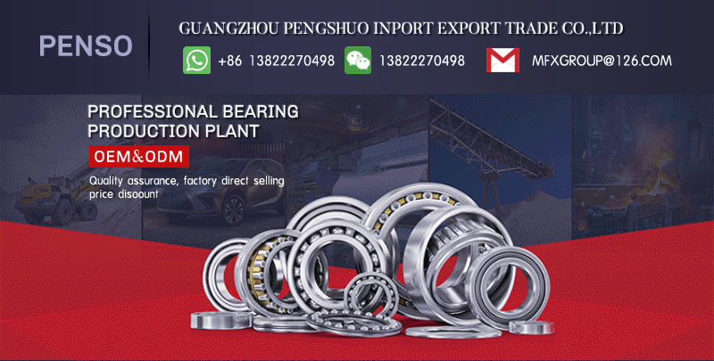 Penso Deep Groove Ball Bearings 6016 Deep Groove Ball Bearing High Quality Inch Size Deep Groove Ball Bearing
