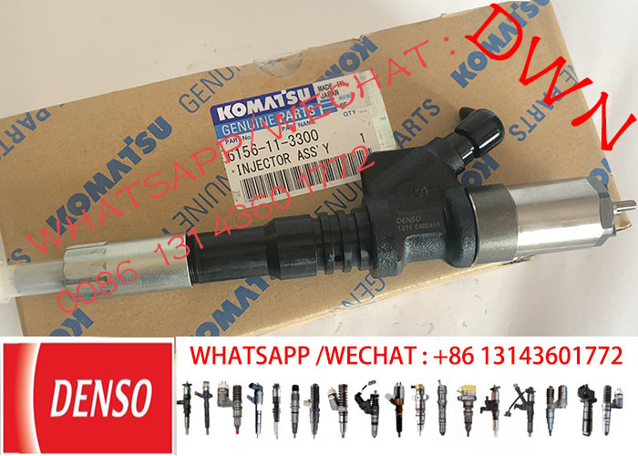 PC400-7 PC450-7 6d125 Engine Fuel Injector 6156-11-3300