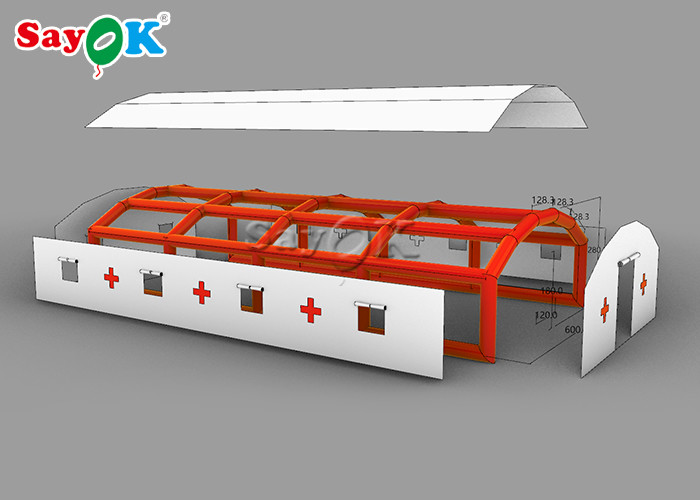 Air Inflatable Tent Custom Mobile Inflatable Medical Tent Disinfection Channel Tent Safe And Durable