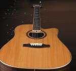 41inch OEM High-end whole solidwood vintage cutaway electric acoustic guitar
