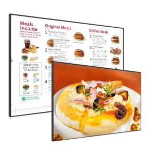 Wholesale TFT 43 Inch Indoor Digital Signage Displays Restaurant Menu Board from china suppliers
