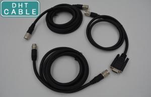 Wholesale Ultra Flex 6 Pin Hirose Cable Black Color , 4.0 Meters Custom Camera Data Cable from china suppliers