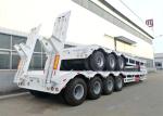 2 Axle 3 Axle 80 Ton 60ton Q235 Steel Low Bed Semi Trailer