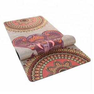 Wholesale Non - Slip Durable Rubber Sheet Roll Suede Women Beginners Yoga Mat from china suppliers